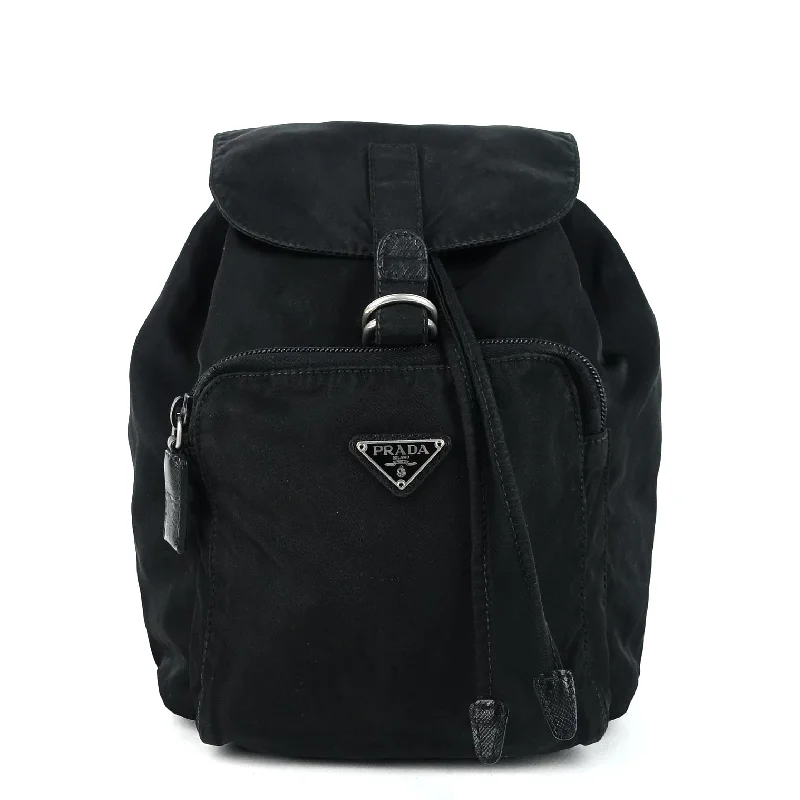 Front Pocket Small Nylon Backpack