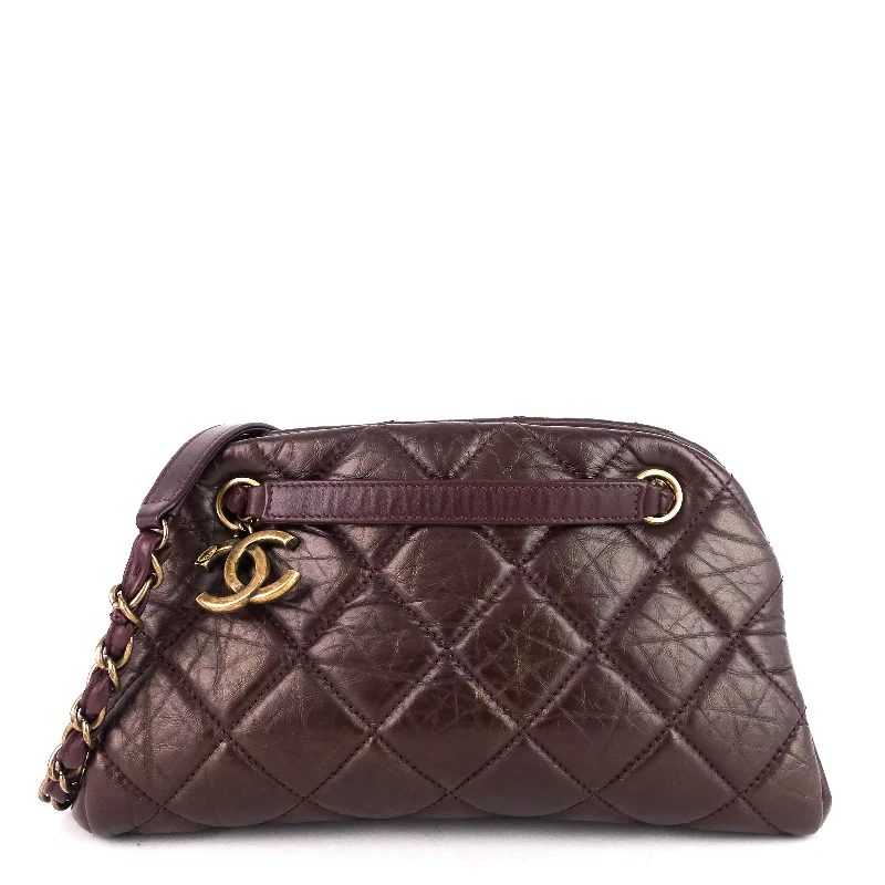 Chanel bags for those who value investment piecesJust Mademoiselle Aged Calfskin Bowling Bag