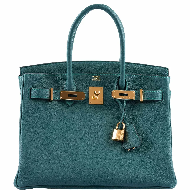 Hermès Birkin 30 Malachite Togo Gold Hardware